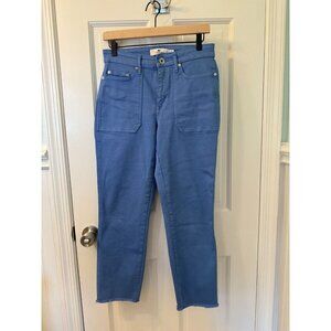 Vineyard Vines Woment's High Rise Straight Crop Light Blue Jeans - Size 27